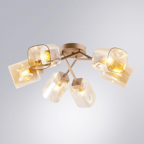 Потолочная люстра Arte Lamp Amfora A2318PL-6SG Потолочная люстра Arte Lamp Amfora A2318PL-6SG