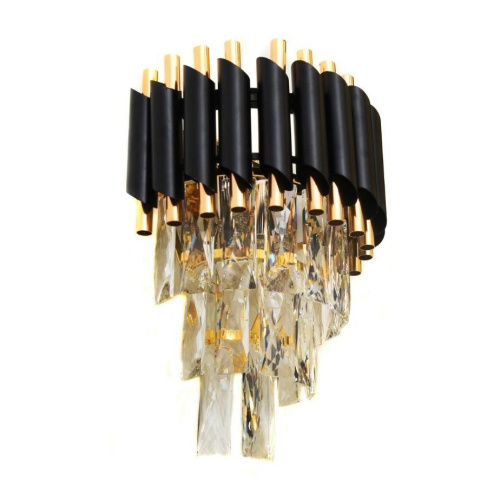 Настенный светильник Lumina Deco Funneli LDW 6003-2 BK+F.GD Настенный светильник Lumina Deco Funneli LDW 6003-2 BK+F.GD
