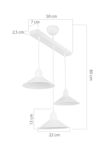 Подвесная люстра Toplight Delilah TL1606H-03WH Подвесная люстра Toplight Delilah TL1606H-03WH