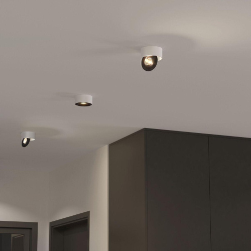 Накладной светодиодный светильник Elektrostandard Glide 25100/Led белый/черный a059332 Накладной светодиодный светильник Elektrostandard Glide 25100/Led белый/черный a059332