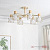 Потолочная Люстра Corf B3 Champagne 6 Lamps By Imperiumloft