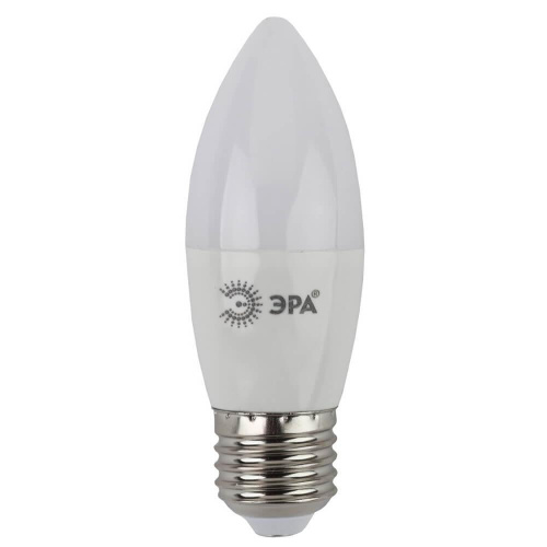 Лампа светодиодная ЭРА E27 10W 4000K матовая ECO LED B35-10W-840-E27 Б0032965 Лампа светодиодная ЭРА E27 10W 4000K матовая ECO LED B35-10W-840-E27 Б0032965