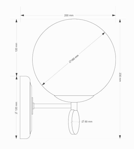Бра Kutek Dimaro DIM-K-1(P) Бра Kutek Dimaro DIM-K-1(P)