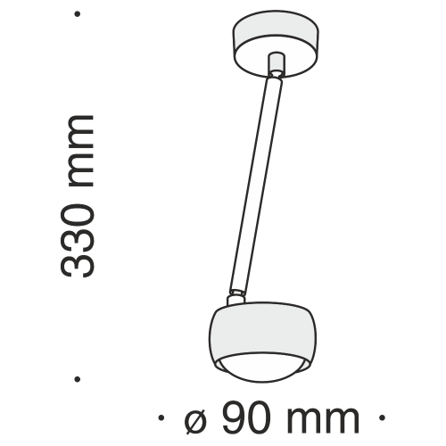 Потолочный светодиодный светильник Maytoni Lens MOD072CL-L8B3K Потолочный светодиодный светильник Maytoni Lens MOD072CL-L8B3K