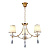 Подвесная люстра Lumina Deco Dominni LDP 9268-3 GD