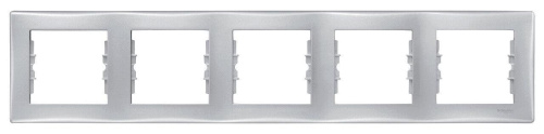 Рамка 5-постовая Schneider Electric Sedna SDN5800960 Рамка 5-постовая Schneider Electric Sedna SDN5800960