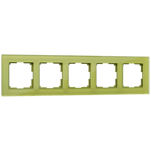 Рамка Werkel Favorit на 5 постов фисташковый WL01-Frame-05 4690389098697 Рамка Werkel Favorit на 5 постов фисташковый WL01-Frame-05 4690389098697