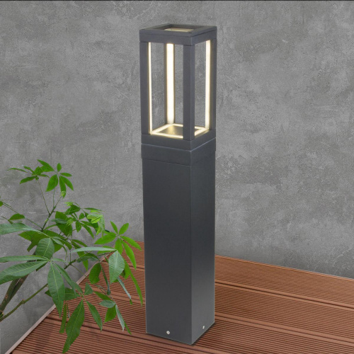 Уличный светодиодный светильник Elektrostandard Frame 1529 Techno Led серый a051860 Уличный светодиодный светильник Elektrostandard Frame 1529 Techno Led серый a051860