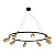 Подвесная люстра Crystal Lux CLT 015C8 D800 BL-GO