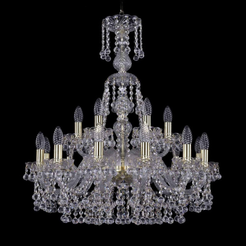 Подвесная люстра Bohemia Ivele 1409/12+6/240/XL-76/G Подвесная люстра Bohemia Ivele 1409/12+6/240/XL-76/G