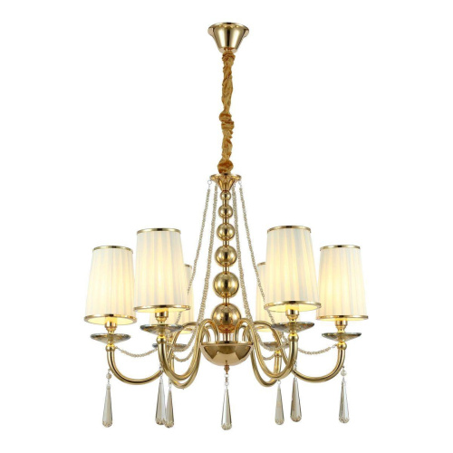 Подвесная люстра Lumina Deco Fabione LDP 1200-6 F.GD Подвесная люстра Lumina Deco Fabione LDP 1200-6 F.GD