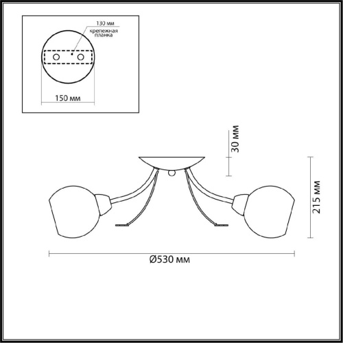 Потолочная люстра Lumion Comfi Tula 5265/3C Потолочная люстра Lumion Comfi Tula 5265/3C