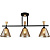 Спот Reluce 04864-0.3-03 BK+WOOD