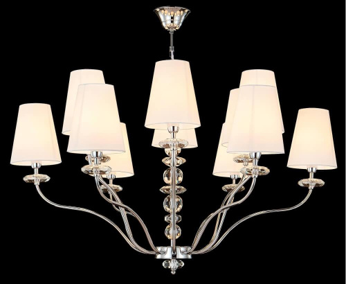 Подвесная люстра Crystal Lux ARMANDO SP6+6 CHROME Подвесная люстра Crystal Lux ARMANDO SP6+6 CHROME