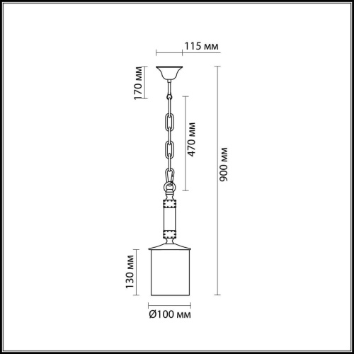 Подвесной светильник Odeon Light Fabo 2767/1 Подвесной светильник Odeon Light Fabo 2767/1