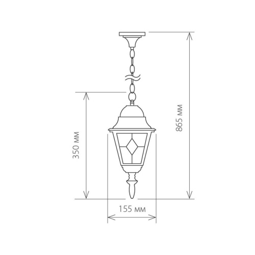 Уличный подвесной светильник Elektrostandard Vega a025021 Уличный подвесной светильник Elektrostandard Vega a025021