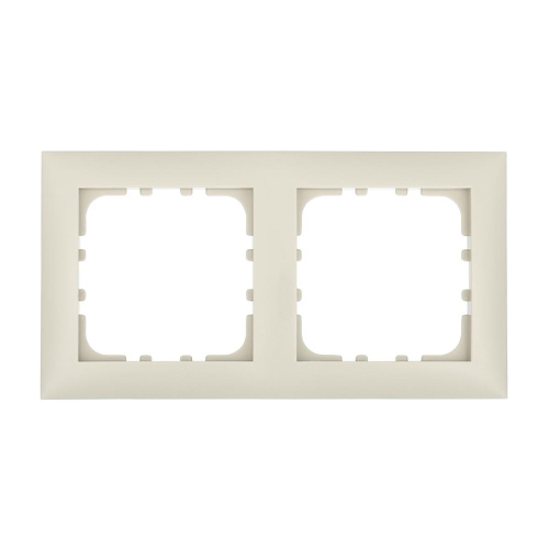 Рамка LK Studio 2-постовая (бежевый) LK60 864201-1 Рамка LK Studio 2-постовая (бежевый) LK60 864201-1