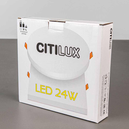 Встраиваемый светодиодный светильник Citilux Вега CLD52K24N Встраиваемый светодиодный светильник Citilux Вега CLD52K24N