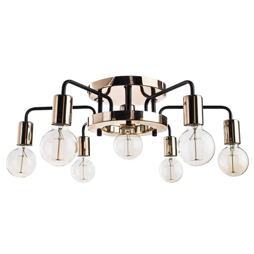 Потолочная люстра Arte Lamp Gelo A6001PL-7BK Потолочная люстра Arte Lamp Gelo A6001PL-7BK