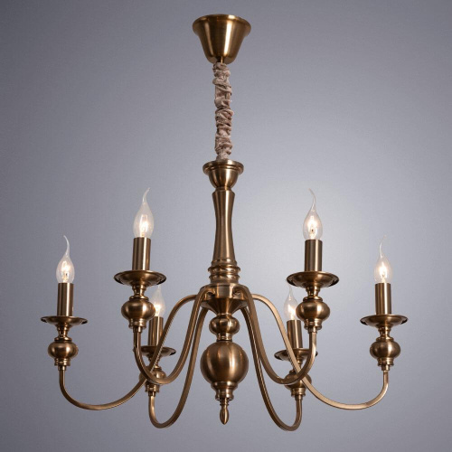 Подвесная люстра Arte Lamp Passoni A6097LM-6PB Подвесная люстра Arte Lamp Passoni A6097LM-6PB