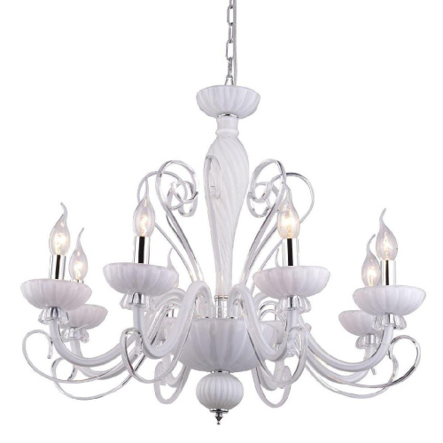 Подвесная люстра Arte Lamp Odetta A7195LM-8WH Подвесная люстра Arte Lamp Odetta A7195LM-8WH