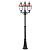 Садово-парковый светильник Arte Lamp Barcelona A1486PA-3BK