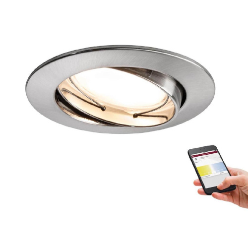 Встраиваемый светодиодный светильник Paulmann Line Led Smart Coin 93843 Встраиваемый светодиодный светильник Paulmann Line Led Smart Coin 93843
