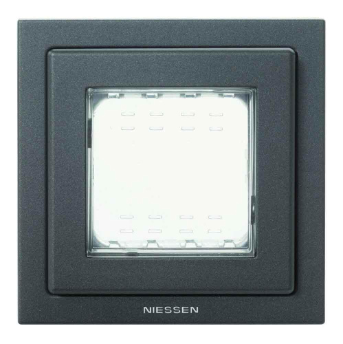 Рамка монтажная ITA 1-постовая ABB Zenit IP55 антрацит 2CLA327100N1801 Рамка монтажная ITA 1-постовая ABB Zenit IP55 антрацит 2CLA327100N1801