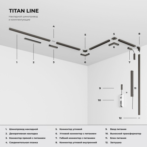 Коннектор прямой Elektrostandard Titan Line Magnetic 85008/00 a069723 Коннектор прямой Elektrostandard Titan Line Magnetic 85008/00 a069723
