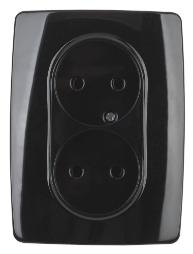 Розетка ЭРА 12 2x2P 16A 250V 12-2107-06 Б0031243 Розетка ЭРА 12 2x2P 16A 250V 12-2107-06 Б0031243
