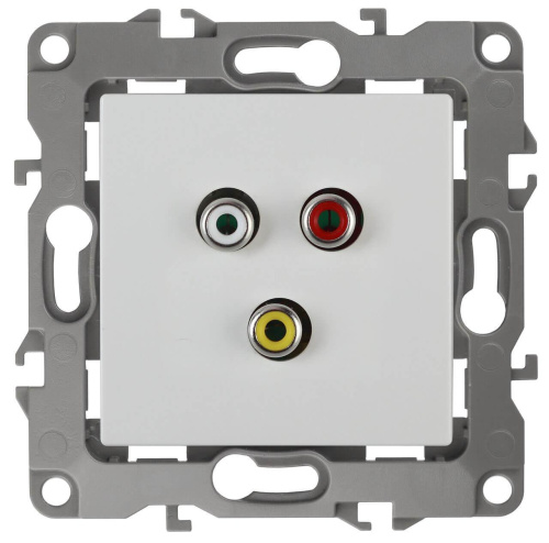 Розетка RCA ЭРА 12 12-3113-01 Б0027471 Розетка RCA ЭРА 12 12-3113-01 Б0027471