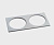 Рамка декоративная Italline IT02-QRS2 white