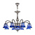 Подвесная люстра Bohemia Ivele 72109P/8/210 Ni P2 D Clear-Blue/H-1H
