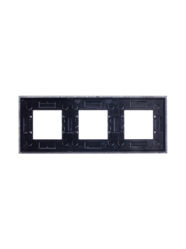 Рамка 3-постовая ABB Zenit сланец 2CLA227300N2201 Рамка 3-постовая ABB Zenit сланец 2CLA227300N2201