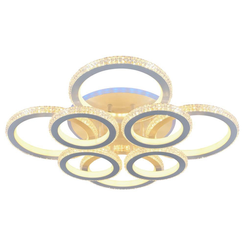 Потолочная светодиодная люстра Profit Light 8017/4+4 WHT Потолочная светодиодная люстра Profit Light 8017/4+4 WHT