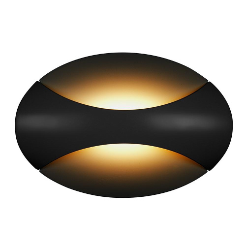 Настенный светодиодный светильник iLedex Flux ZD7151-6W BK Black+Gold Настенный светодиодный светильник iLedex Flux ZD7151-6W BK Black+Gold