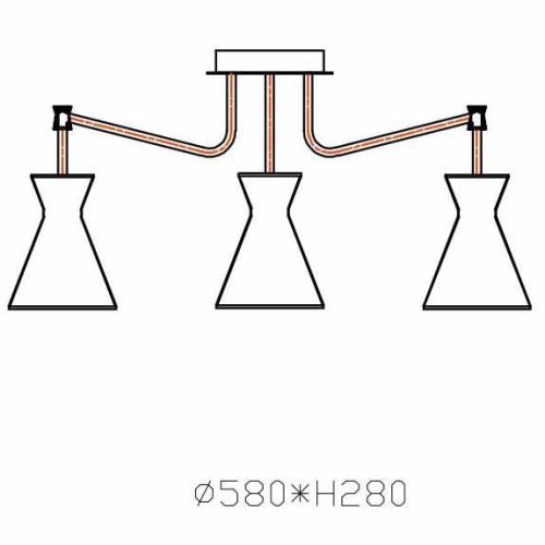 Потолочная люстра Rivoli Sospiro 3028-306 Б0038067