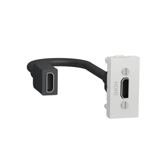 Розетка компьютерная HDMI Schneider Electric Unica New Modular NU343018 Розетка компьютерная HDMI Schneider Electric Unica New Modular NU343018