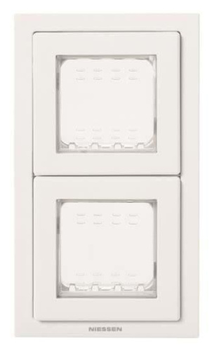 Рамка монтажная ITA 2-постовая ABB Zenit IP55 белый 2CLA327200N1101 Рамка монтажная ITA 2-постовая ABB Zenit IP55 белый 2CLA327200N1101