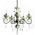 Подвесная люстра Arte Lamp Onyx Green A9592LM-5AB