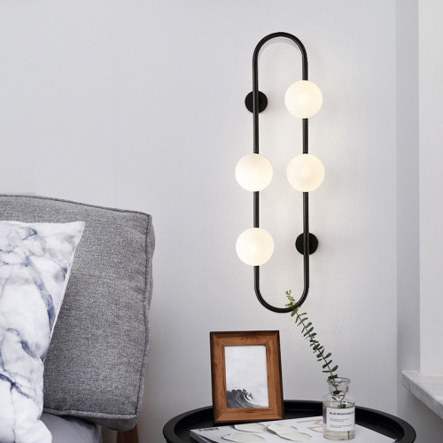 Настенное Бра Hoop Wall H77 Black By Imperiumloft Настенное Бра Hoop Wall H77 Black By Imperiumloft