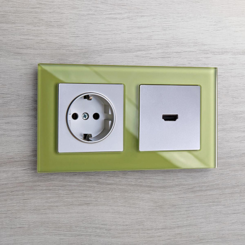 Рамка Werkel Favorit на 2 поста фисташковый WL01-Frame-02 4690389098604 Рамка Werkel Favorit на 2 поста фисташковый WL01-Frame-02 4690389098604