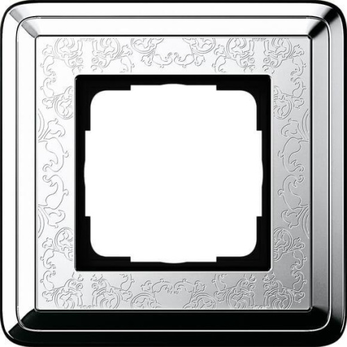 Рамка 1-постовая Gira ClassiX Art хром 0211681 Рамка 1-постовая Gira ClassiX Art хром 0211681