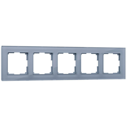Рамка Werkel Favorit на 5 постов серый WL01-Frame-05 4690389061295 Рамка Werkel Favorit на 5 постов серый WL01-Frame-05 4690389061295