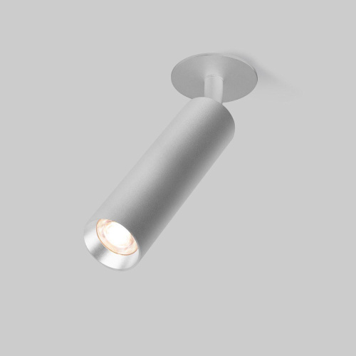 Встраиваемый светодиодный спот Elektrostandard Diffe 25040/Led серебряный a058227 Встраиваемый светодиодный спот Elektrostandard Diffe 25040/Led серебряный a058227