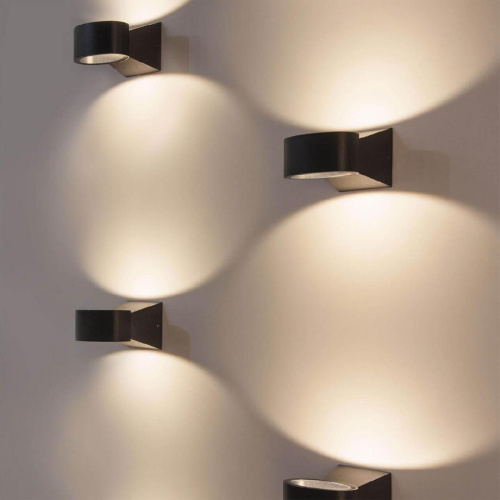Уличный настенный светодиодный светильник Elektrostandard 1549 Techno LED Blink черный a038413 Уличный настенный светодиодный светильник Elektrostandard 1549 Techno LED Blink черный a038413