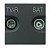 Розетка TV-R-SAT ABB Zenit антрацит 2CLA225130N1801