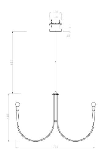 Подвесной светильник Freya FR5253PL-08N Подвесной светильник Freya FR5253PL-08N