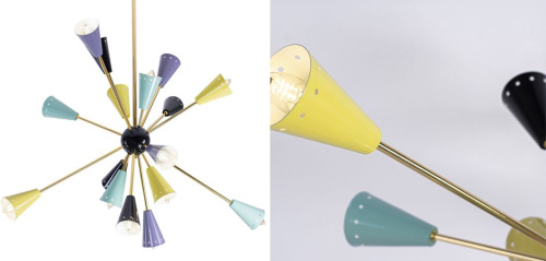 Люстра Sputnik Chandelier Multi Color By Imperiumloft Люстра Sputnik Chandelier Multi Color By Imperiumloft
