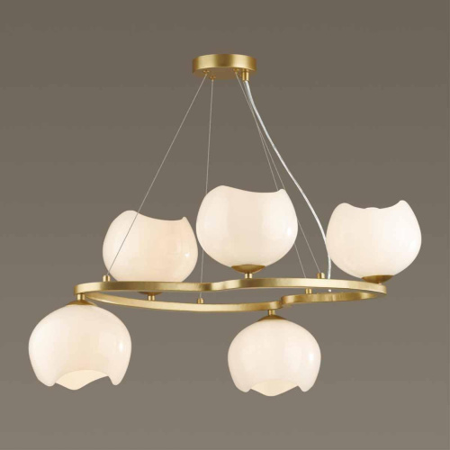 Подвесная люстра Odeon Light Modern Waterlily 4873/5 Подвесная люстра Odeon Light Modern Waterlily 4873/5